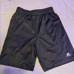 Russell Athletic Black Mesh Performance Shorts
